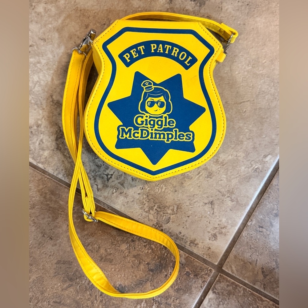 Disney Toy Story 4 Giggle Mcdimples Pet Patrol Yellow and Blue Crossbody Bag